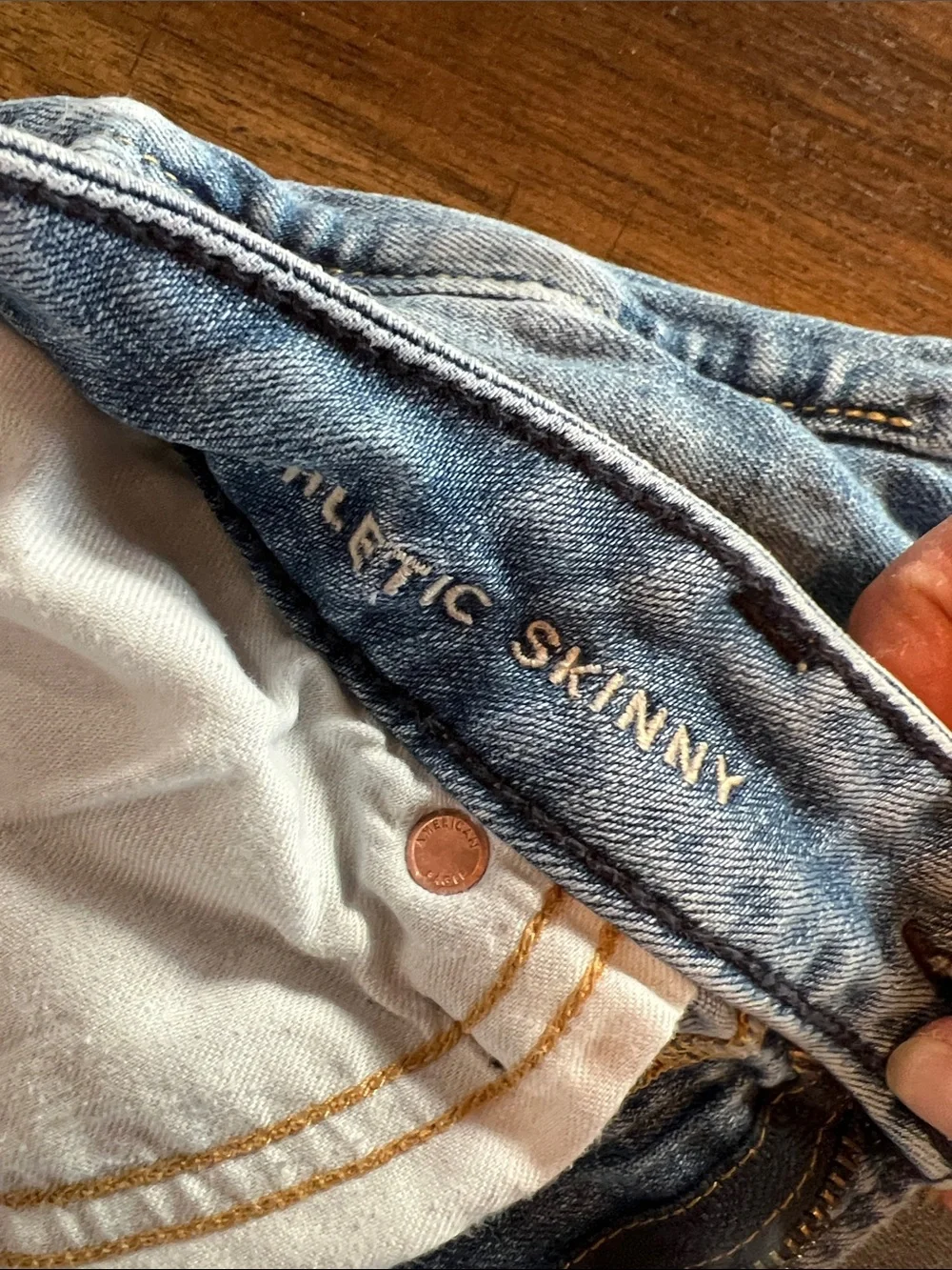 American Eagle Outfitters Light Blue Slim Straight Jeans